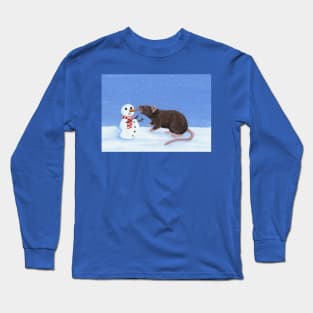 Rat and Snowman Long Sleeve T-Shirt